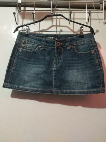 Jupe courte en jean
