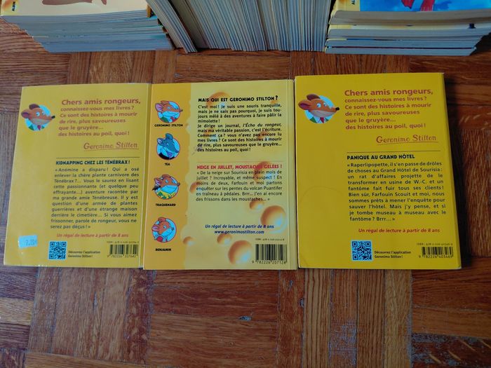 Lot de 3 livres geronimo stilton 49 51 55 - photo numéro 2