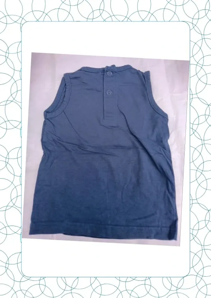 Tee shirt sans manche 9 mois - photo numéro 4