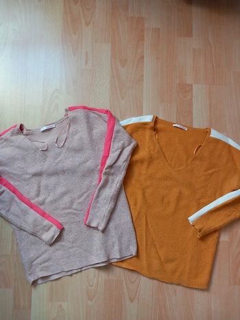 Lot 2 pull Camaïeu taille S bon état.