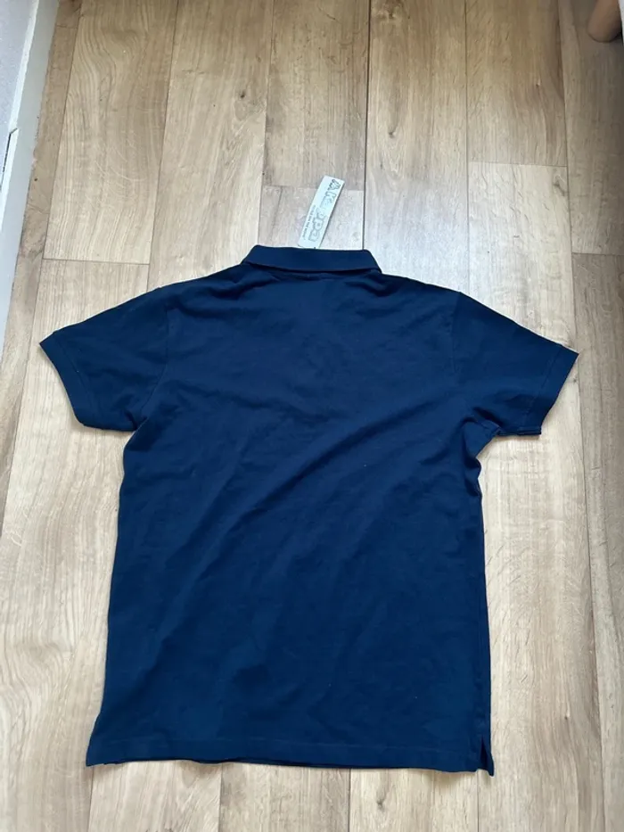 Polo bleu marine logo blanc Kappa L - photo numéro 4