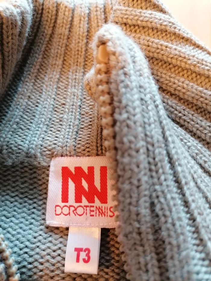 Gilet beige Dorotennis - photo numéro 3