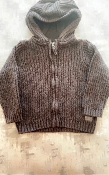 Gilet garçon Orchestra gris zippé 23 mois – 100 % coton – TBE