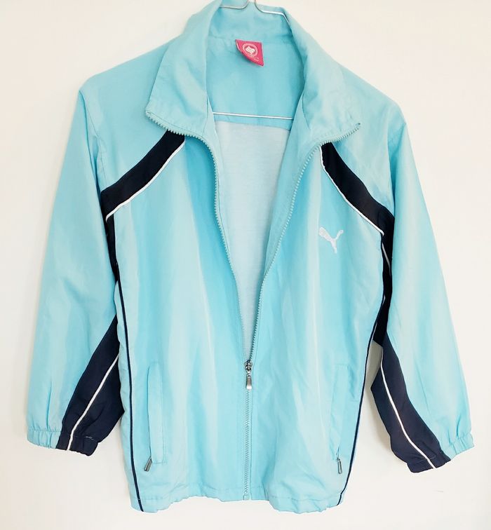 Puma Veste de survêtement coupe-vent Unisexe Taille 12 ans - 152 cm