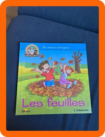 Livre pour enfants sur les animaux de la ferme altaya les feuilles