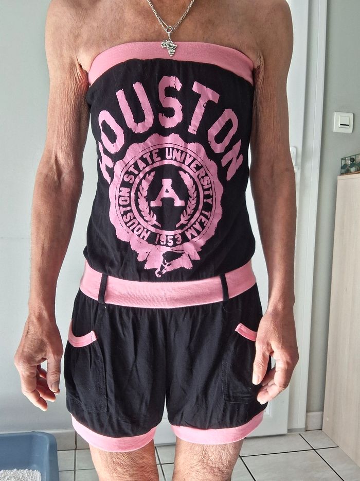 Combi short noir et rose - photo numéro 6