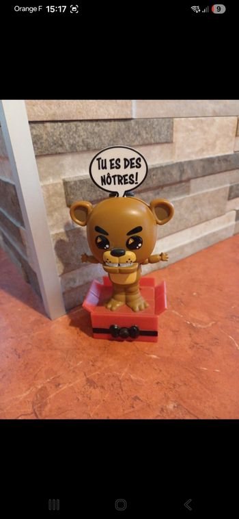 Figurine Popsie ours méchant 