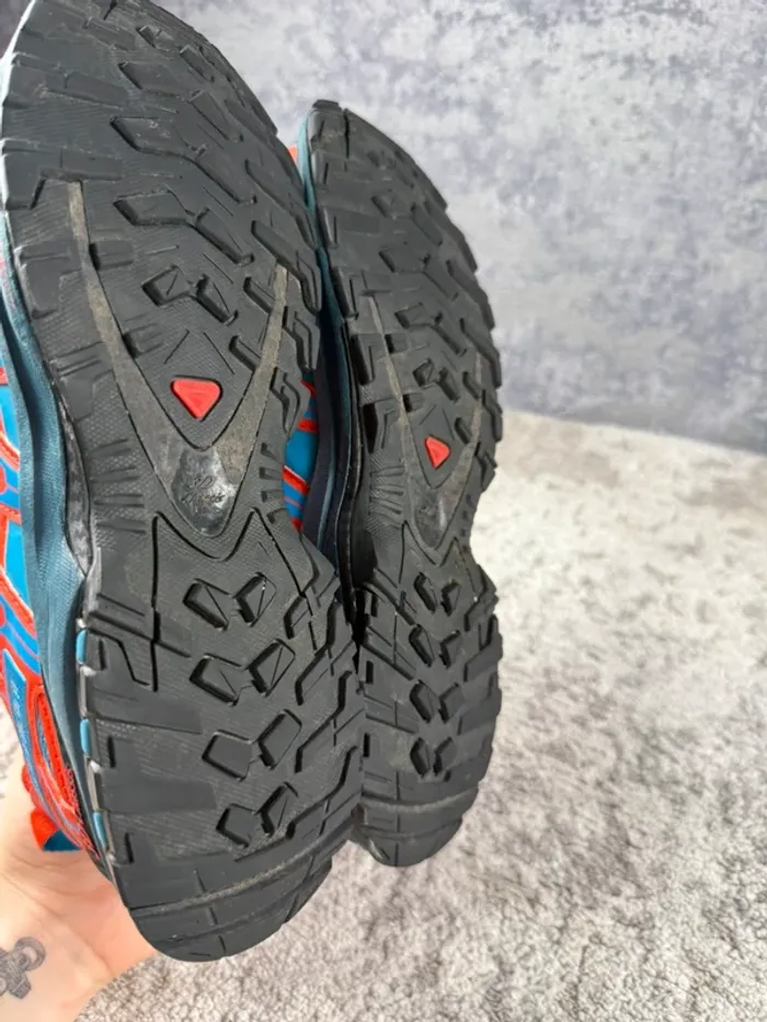 Salomon XA Pro 3D - Trekking Shoes - Orange & Blue - photo numéro 11