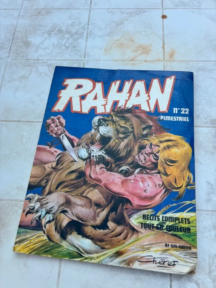 🦴 bandes dessinées Rahan n22 (mars 1977)Édition originale vintage 🦁