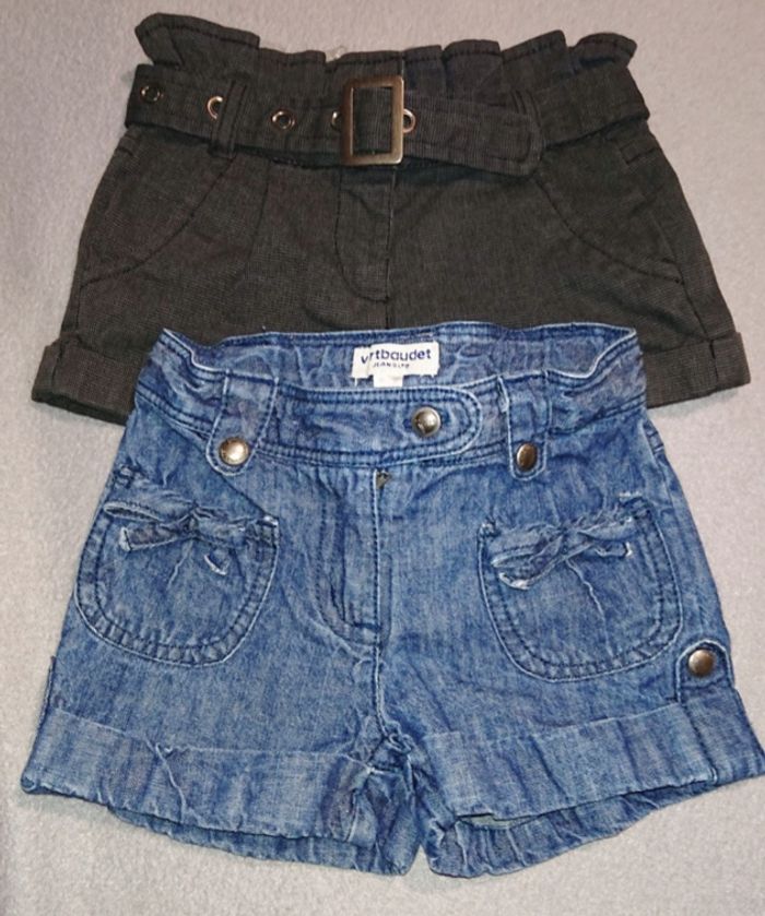 Lot de 2 shorts, 24 mois/2 ans
