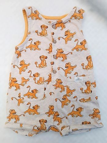 🔸Barboteuse Simba Disney 12 Mois Garçon🔸