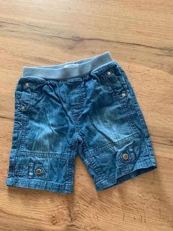 Short jean bleu garçon Vertbaudet 18 mois