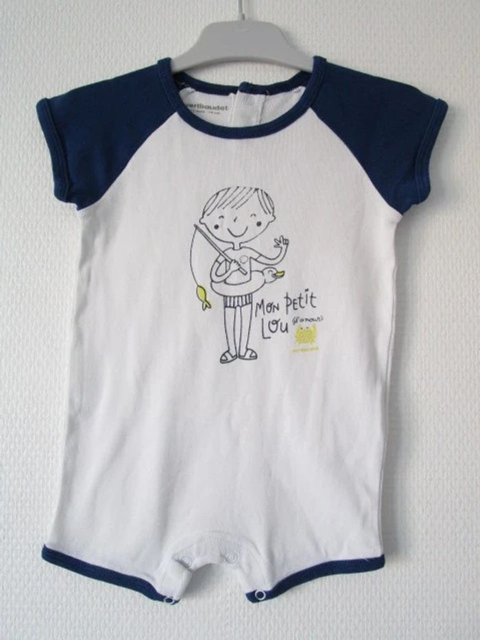 Barboteuse Vertbaudet 12 mois TBE - photo numéro 2