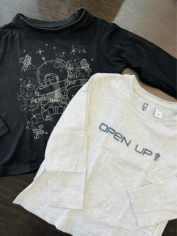 Lot de 2 tee shirts - manches longues