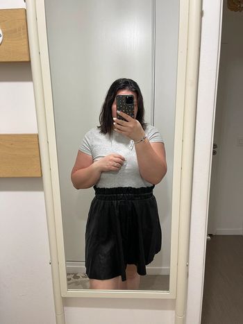 Jupe noir simili
