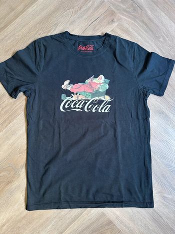 T shirt noir coca cola