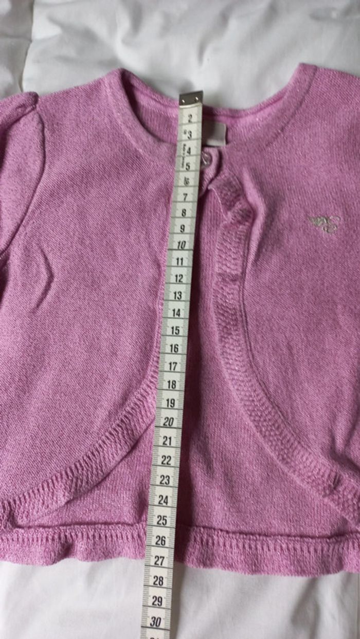 Gilet rose pailleté esprit - photo numéro 5