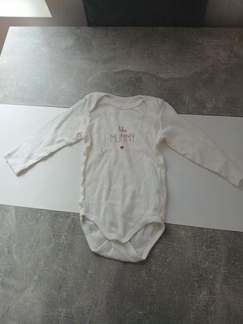Body manches longues kiabi