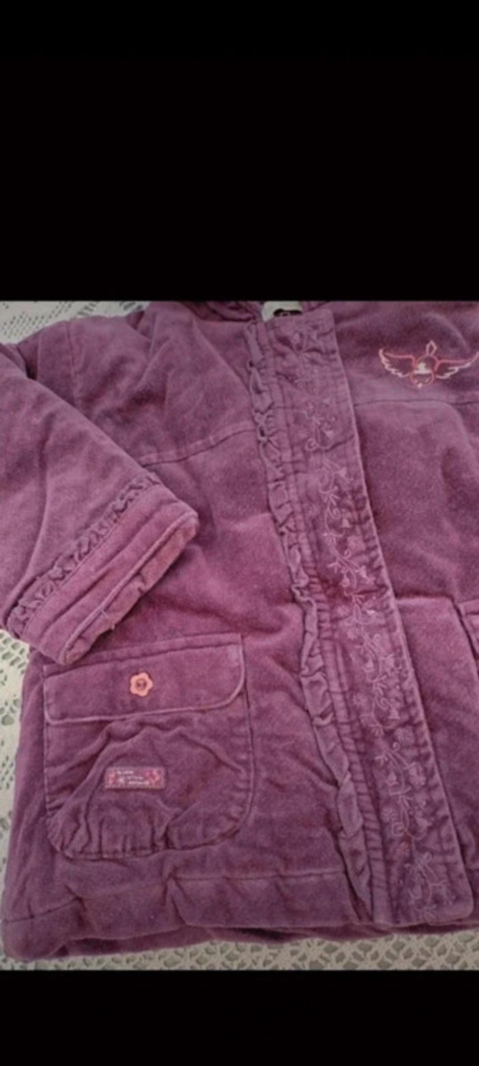 💜Manteau violine hiver 12 mois In Extenso - photo numéro 2