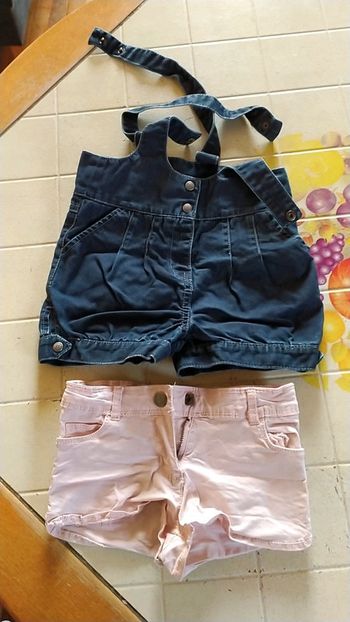 Lot shorts 3 ans