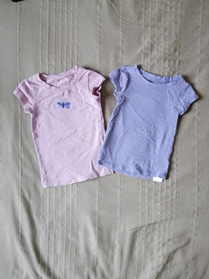 Lot maillot de corps fille 2ans