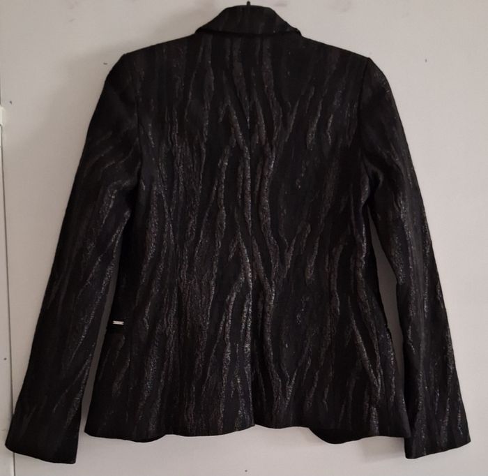 Blazer de fêtes à zébrures brillantes - photo numéro 6