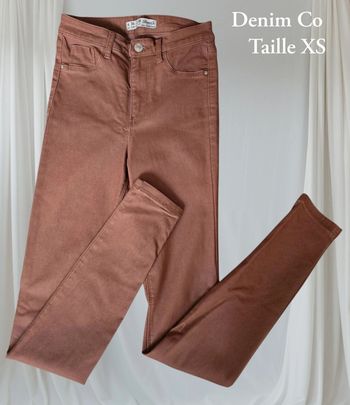 Pantalon slim huilé