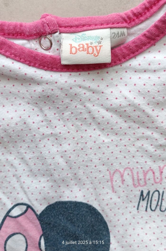 Barboteuse Minnie fille - 24 mois - photo numéro 3