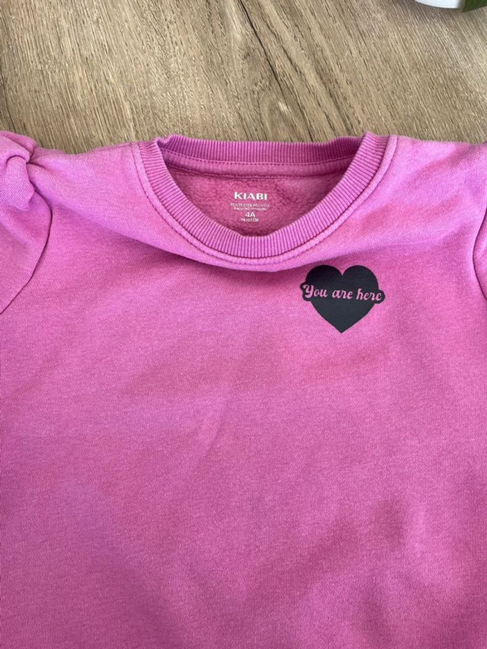 Pull rose fille 4 ans - photo numéro 2