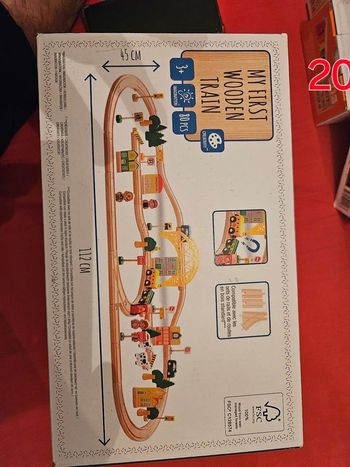 my first wooden train