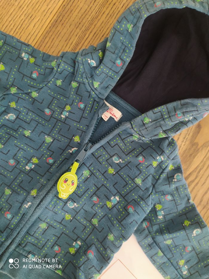 Gilet zippé DPAM 9 mois - photo numéro 2