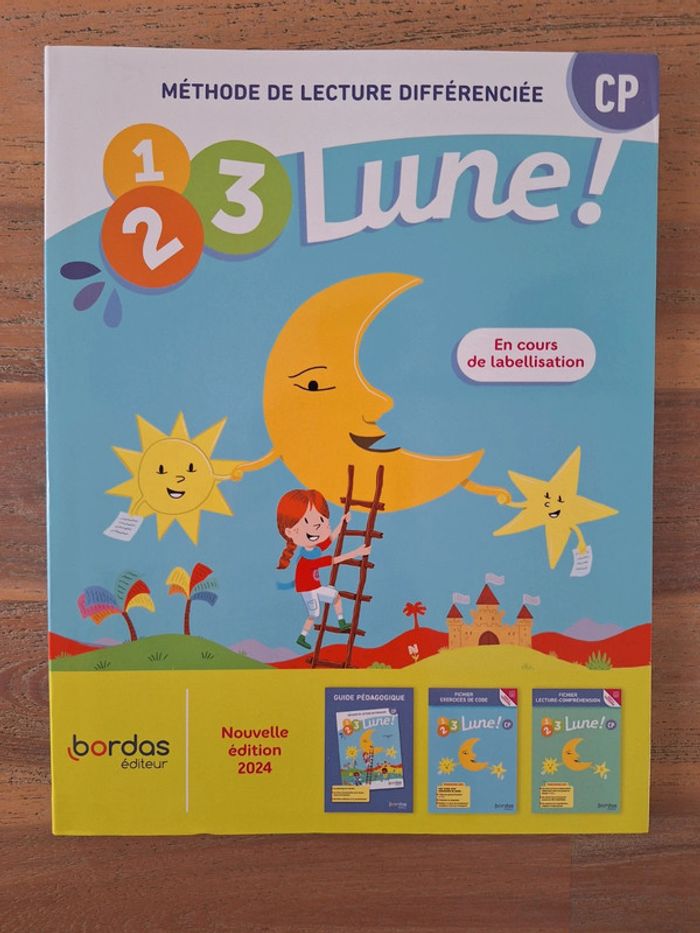 Livre de lecture CP manuel élève 1 2 3 Lune Bordas éditions
