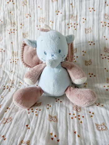 Peluche éléphant Nattou