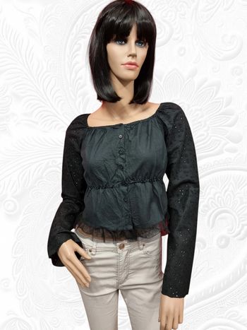 Mexx haut noir crop top noir * taille 36 *