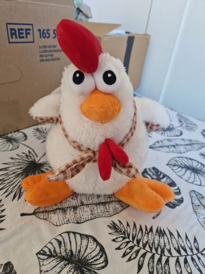 Peluche sac poule
