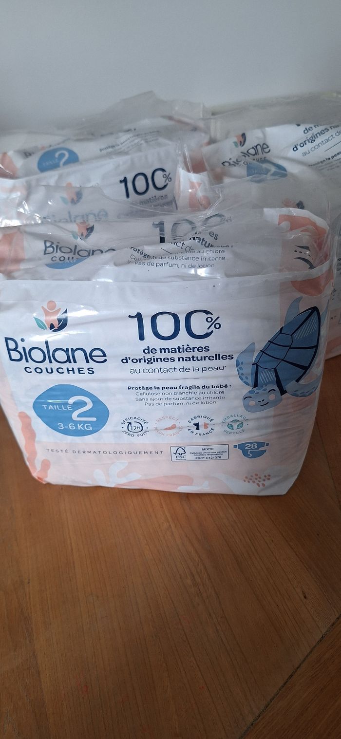 Couche biolane taille 2
