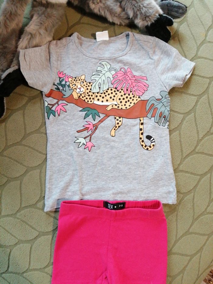 Lot tee-shirt et short - photo numéro 2