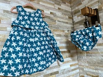 23 mois robe et bloomer okaidi