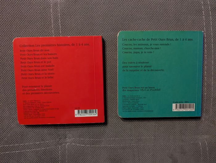 Lot de 2 livres Petit Ours Brun cartonnés - photo numéro 2