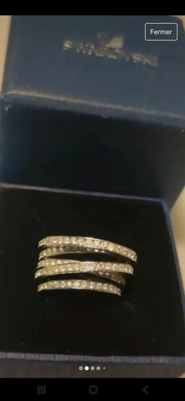 Bague Swarovski - photo numéro 2