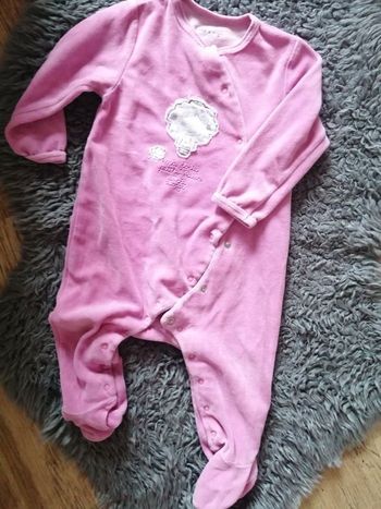 Grenouillère molleton 12M