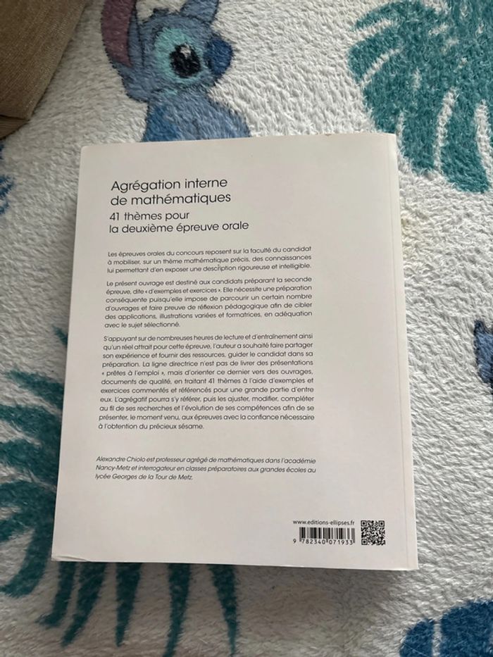Agrégation interne de mathématiques - 41 thèmes pour la deuxième épreuve orale - photo numéro 2
