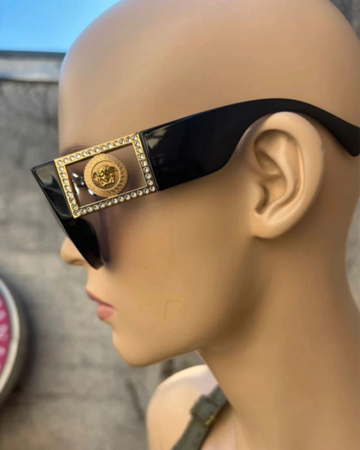 Versace Lunettes de soleil Versace VE 4438B GB1/87 black polarisé - photo numéro 4
