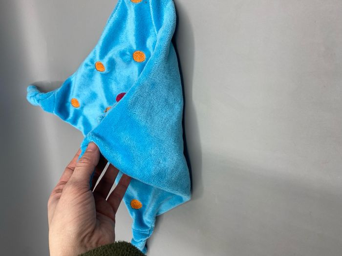 Doudou oiseau Carré blanc je crois - photo numéro 4