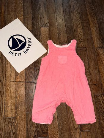 Salopette velour petit bateau 1 mois