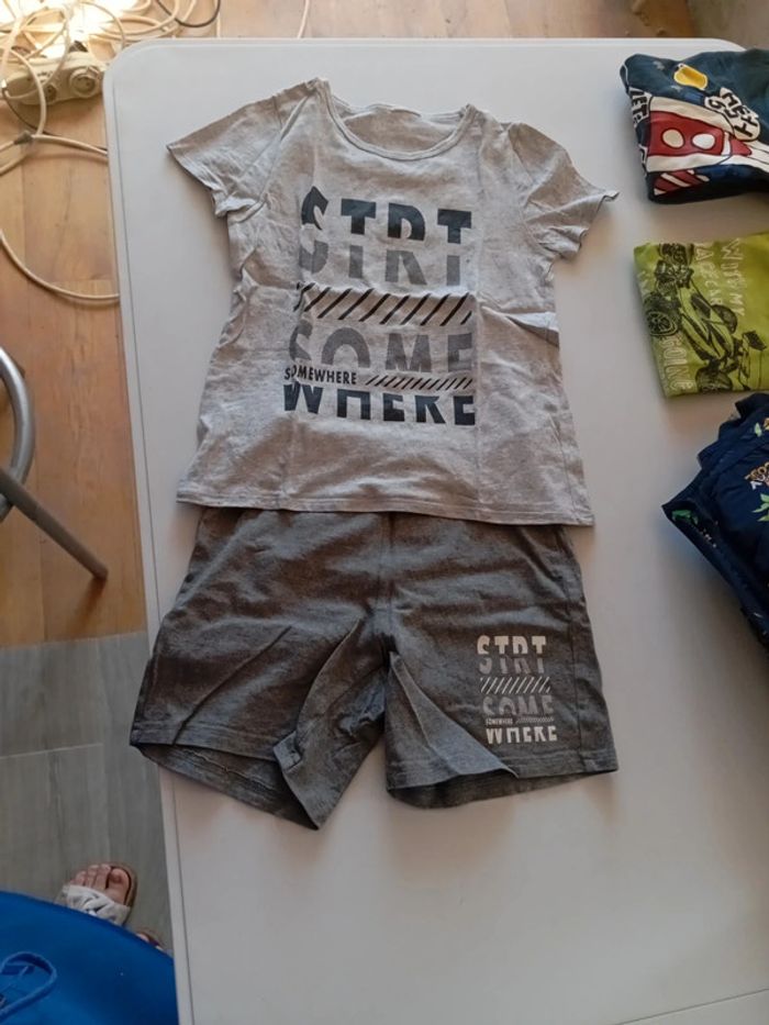 Ensemble t shirt + short