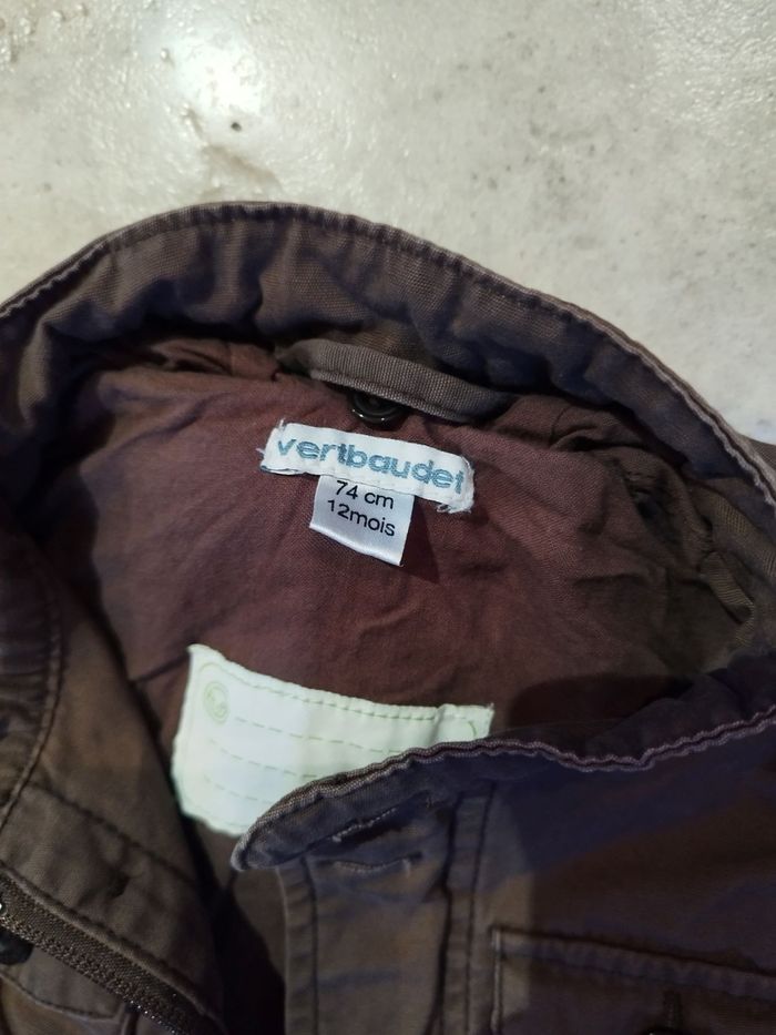 Ensemble pantalon et veste marron Verbaudet - 1 an - photo numéro 3