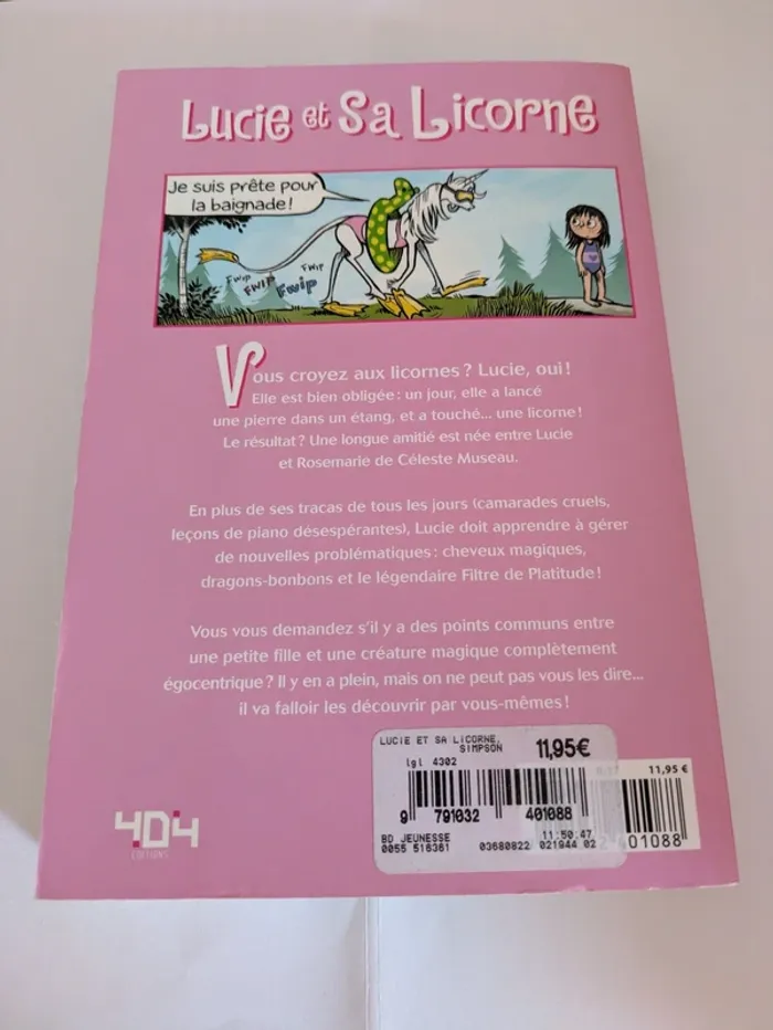 Livre Lucie et sa Licorne - photo numéro 2