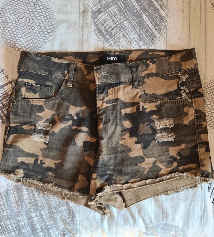 Short en jeans