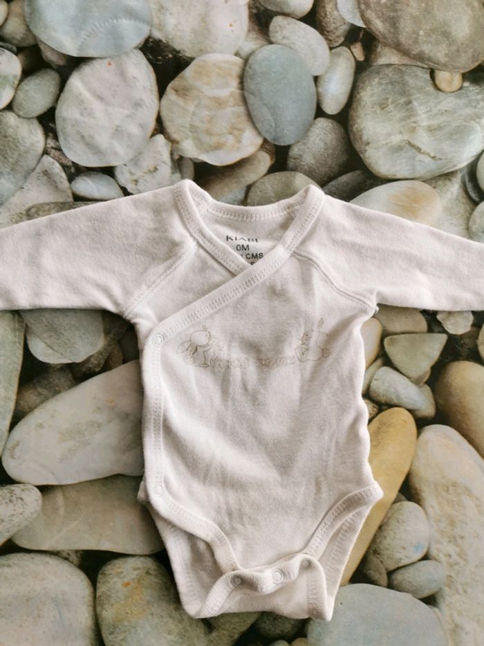 Lot 4 bodies mixtes naissance t. 50 - photo numéro 5